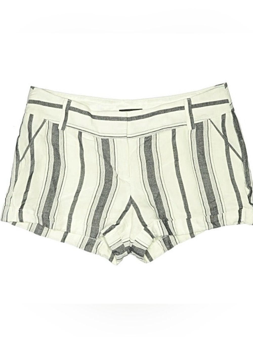 Express Striped Mid Rise Stretch Shorts Size 12